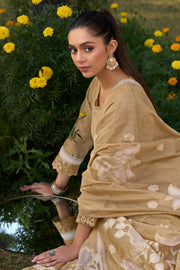 Pure South Cotton Top Dyed Jacquard Designer Salwar Kameez